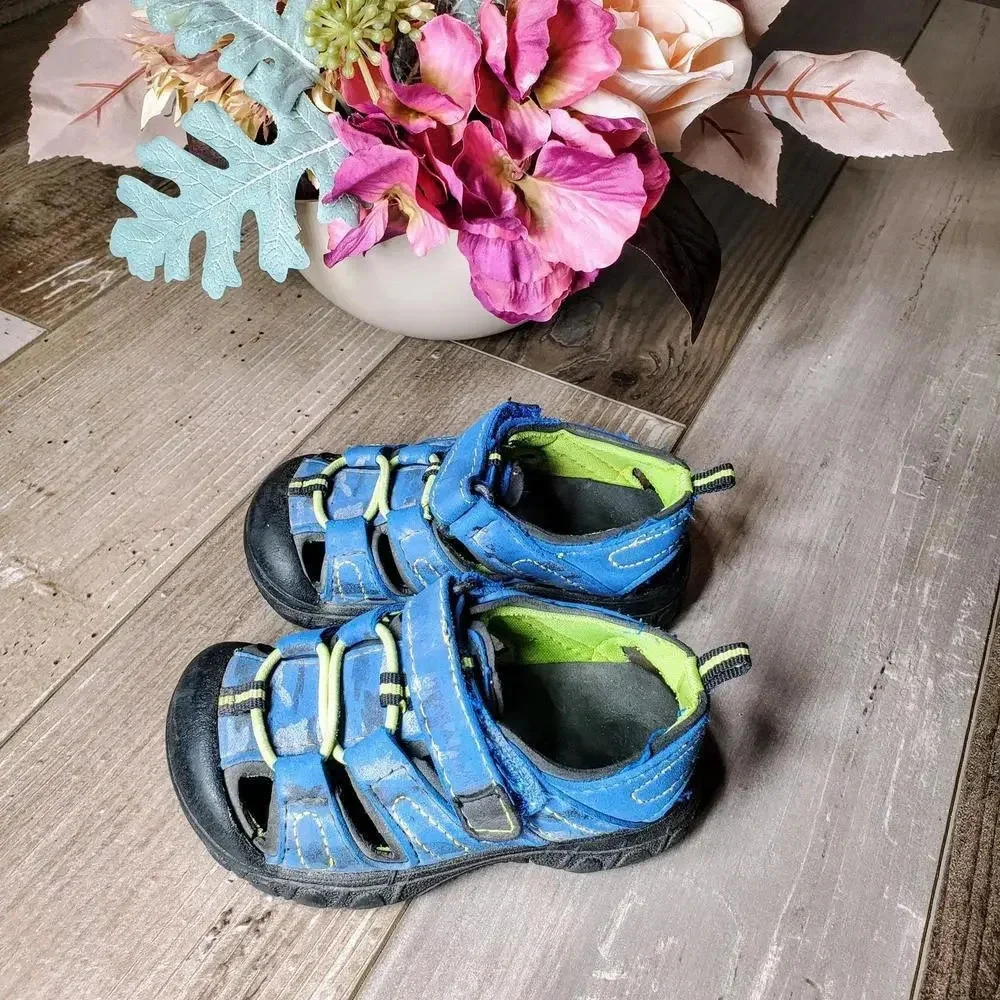 Garanimals Baby Boy Activewear Sports Sandals Blue Camo Size 5 Baby Toddler